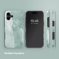 Selencia Vivid Rückabdeckung mit MagSafe iPhone 16 - Marble Grayed Jade
