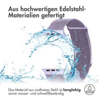 imoshion Mailändische Magnetarmband für die Apple Watch Series 1-9 / SE - 38/40/41 mm / Series 10 - 42 mm - Größe S - Violett