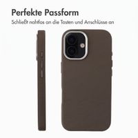 Accezz Mesh Backcover mit MagSafe Apple iPhone 16 - Braun