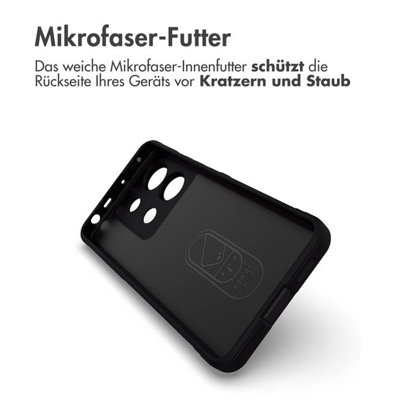 imoshion EasyGrip Back Cover für das Xiaomi Redmi Note 13 Pro (5G) - Schwarz