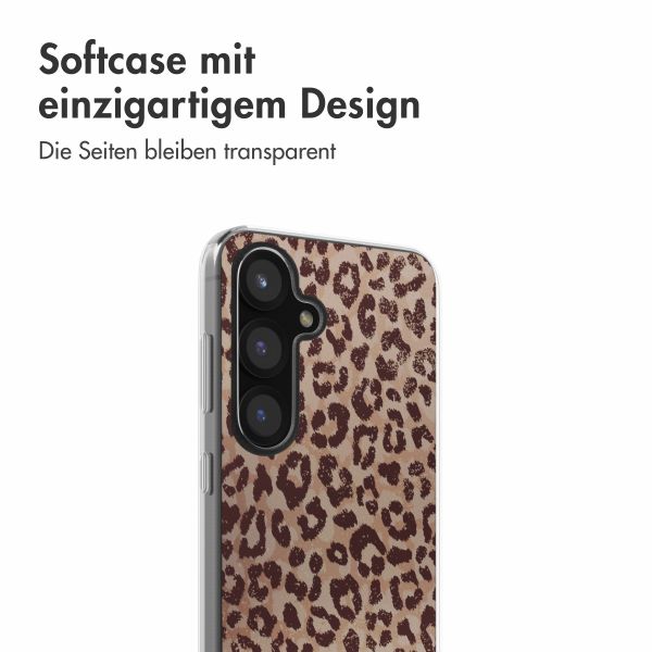 imoshion  Design Hülle für das Samsung Galaxy S25 - Leopard Mood