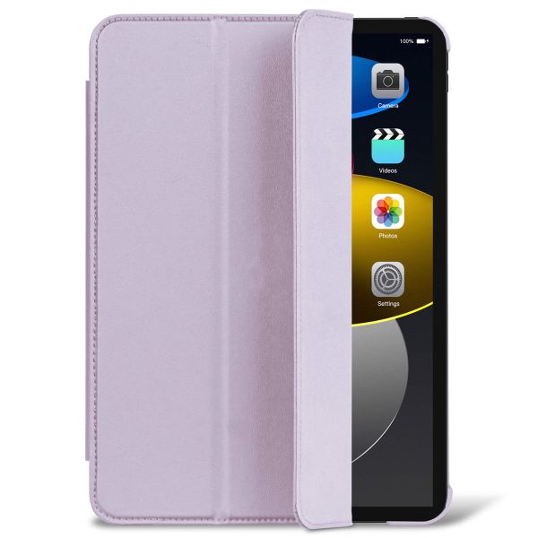 Decoded Textured Sillicon Slim Cover Apple iPad 11 (2025) 11 Zoll A16 / iPad 10 (2022) 10.9 Zoll - Lavender