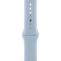 Apple Sport Band für Apple Watch Series 1 bis 9 / SE (38/40/41 mm) | Series 10 (42 mm) - Größe S/M - Hellblau