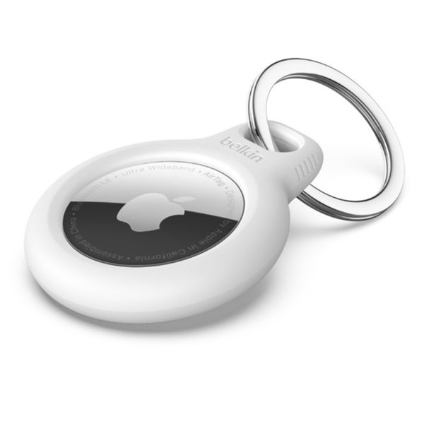 Belkin Secure AirTag Holder Keyring - Weiß