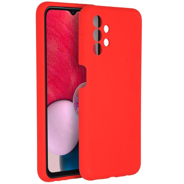 Accezz Liquid Silikoncase für das Samsung Galaxy A13 (4G) - Rot