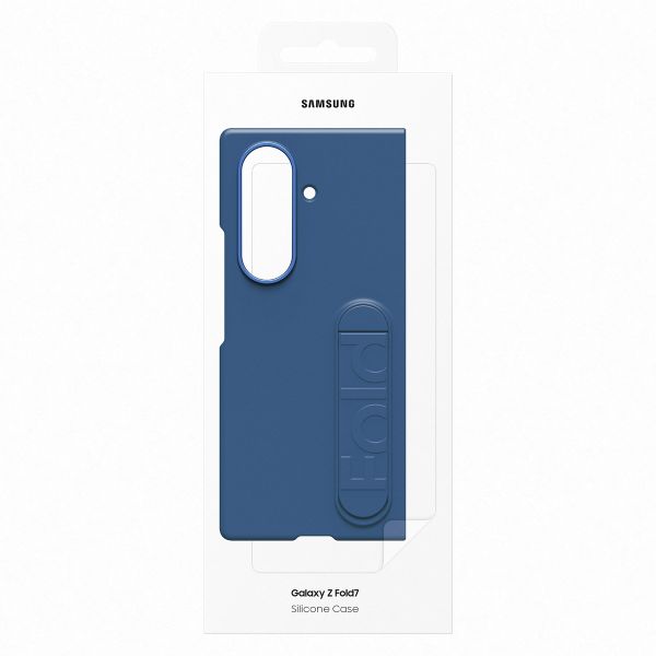 Samsung Silikonhülle mit Ständer Samsung Galaxy Z Fold 7 - Blue