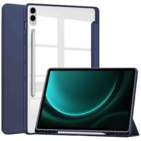 imoshion Trifold Hardcase Klapphülle Samsung Tab S10 Plus / Tab S9 FE Plus / Tab S9 Plus 12.4 Zoll - Dunkelblau