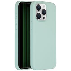 Accezz Liquid Silikoncase mit MagSafe für das iPhone 15 Pro Max - Sky Blue