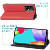 imoshion Slim Folio Klapphülle Samsung Galaxy A52(s) (5G/4G) - Rot