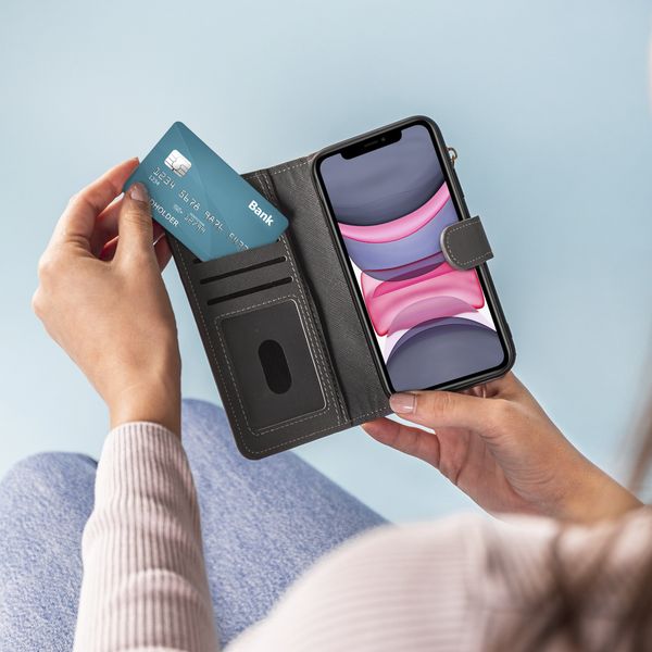 imoshion Luxuriöse Portemonnaie-Klapphülle Samsung Galaxy A42 - Grau