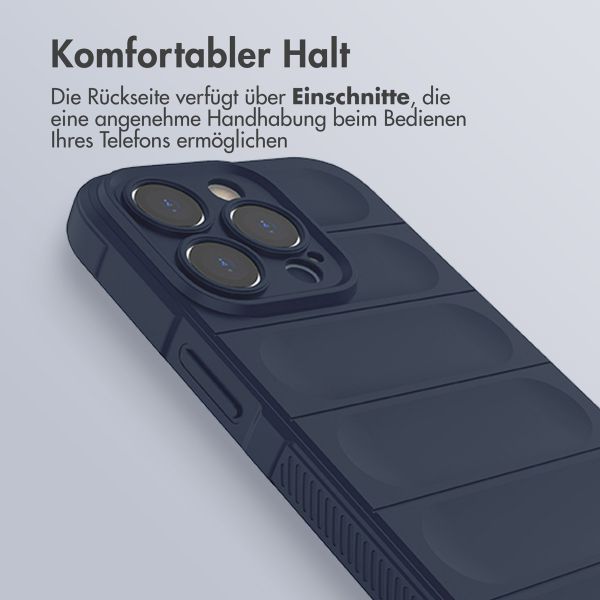 imoshion EasyGrip Back Cover für das iPhone 14 Pro - Dunkelblau