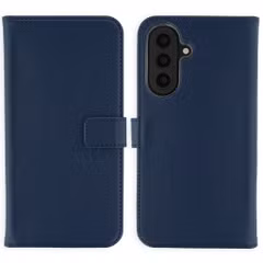 Selencia Echtleder Klapphülle Samsung Galaxy A57 (5G) - Dunkelblau