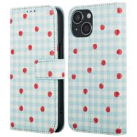 imoshion Design Klapphülle Apple iPhone 13 - Cherry Check