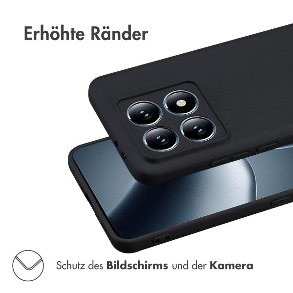 imoshion Color TPU Hülle für das Xiaomi 14T Pro - Schwarz