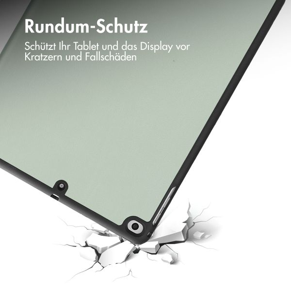 imoshion Trifold Klapphülle für das iPad 6 (2018) 9.7 Zoll / iPad 5 (2017) 9.7 Zoll / Air 2 (2014) / Air 1 (2013) - Hellgrün