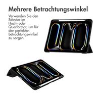 imoshion Trifold Hardcase Klapphülle Apple iPad Pro 13 (2024) M4 - Schwarz