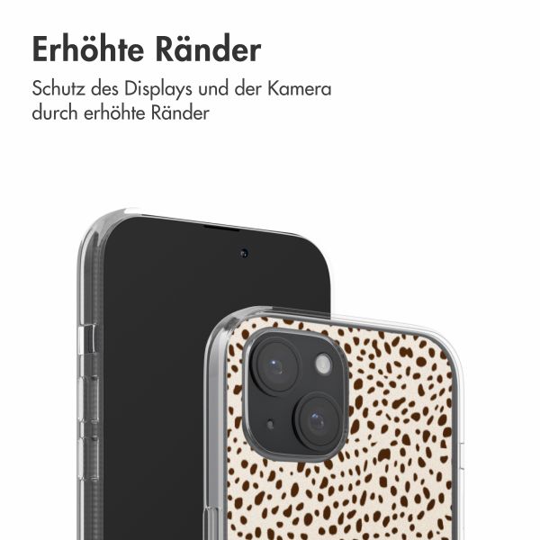 imoshion  Design Hülle für das iPhone 15 - Desert Dots