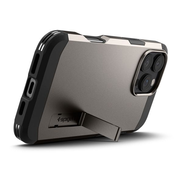 Spigen Tough Armor™ Case MagSafe für das iPhone 16 Pro - Gun Metal