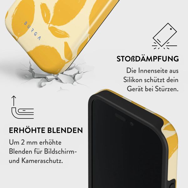 Burga Tough Back Cover MagSafe Apple iPhone 16 - Lemon Tart
