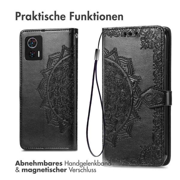 imoshion Mandala Klapphülle Motorola Edge 30 Neo - Schwarz