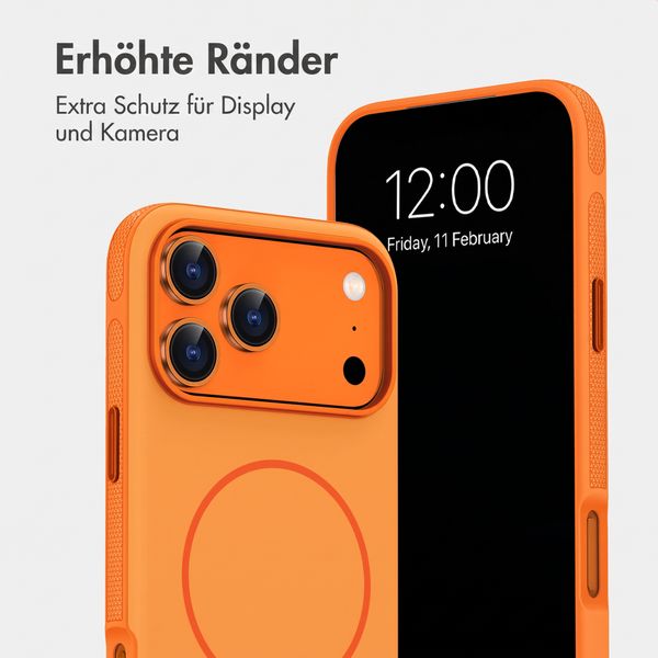 imoshion Color Backcover mit Thin MagSafe Ring Apple iPhone 18 Pro / 17 Pro - Orange