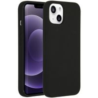 Accezz Liquid Silikoncase iPhone 13 - Schwarz