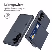 imoshion Backcover mit Kartenfach Samsung Galaxy S26 FE - Dunkelblau