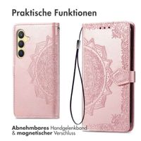 imoshion Mandala Klapphülle für das Samsung Galaxy S24 Plus - Rose Gold