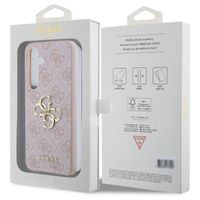 Guess 4G Metal Logo Back Cover Samsung Galaxy S24 Plus - Rosa