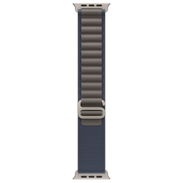 Apple Alpine Loop Band für die Apple Watch Series 1 bis 10 / SE / Ultra (2) (44/45/46/49 mm) - Größe M - Blau