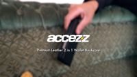 Accezz Premium Leather 2 in 1 Wallet Bookcase Samsung Galaxy A54 (5G) - Schwarz