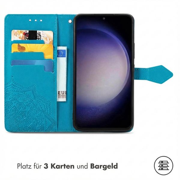 imoshion Mandala Klapphülle Samsung Galaxy S23 FE - Türkis