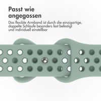 imoshion Sportarmband⁺ für die Apple Watch Series 1 bis 10 / SE / Ultra (2) (44/45/46/49 mm) - Größe S/M - Sage