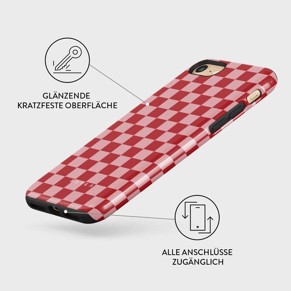 Burga Tough Back Cover für das Apple iPhone SE (2022 / 2020) / 8 / 7 - Cheerleader