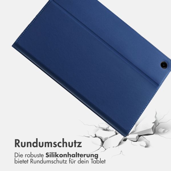 Accezz Classic Tablet Case für das Samsung Galaxy Tab A9 Plus  - Dunkelblau