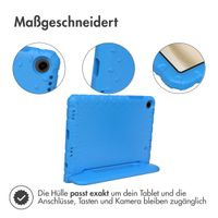 imoshion Schutzhülle mit Handgriff kindersicher für das Samsung Galaxy Tab A9 Plus - Blau