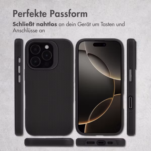 Accezz Tough Back Cover mit MagSafe Apple iPhone 16 Pro - Schwarz