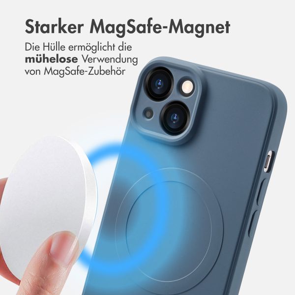 imoshion Color Back Cover mit MagSafe Apple iPhone 14 - Dunkelblau