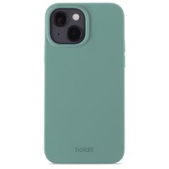 Holdit Silicone Case für das iPhone 15 - Moss Green