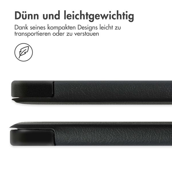 imoshion Trifold Klapphülle für das Lenovo Tab M10 (3rd gen) - Schwarz