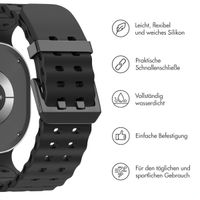 imoshion Ocean Silikonarmband für das  Samsung Galaxy Watch 8 (40/44mm) / Classic (46mm) - Schwarz