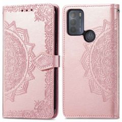 imoshion Mandala Klapphülle Motorola Moto G50 - Roségold