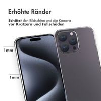 Accezz Clear TPU Backcover Apple iPhone 15 Pro Max - Transparent