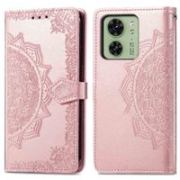 imoshion Mandala Klapphülle für das Motorolo Edge 40 - Rose Gold