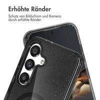 imoshion Sparkle Back Cover mit MagSafe für das Samsung Galaxy S25 - Glitzer Schwarz