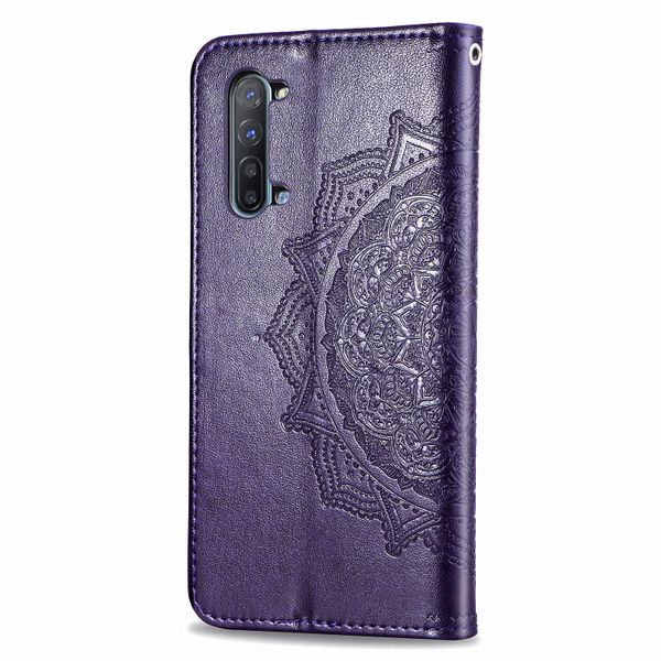 Mandala Klapphülle Oppo Reno3 / A91 - Violett