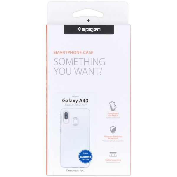 Spigen Liquid Crystal Case Transparent für das Samsung Galaxy A40