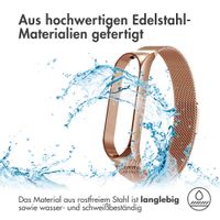 imoshion Magnetisches Milanaise Armband für das  Xiaomi Mi Band 5 / 6 - Rosé gold