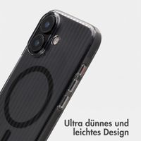 Accezz Lite Backcover mit MagSafe | Fluted | Apple iPhone 17 - Schwarz