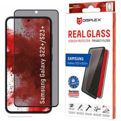 Displex Displayschutz aus gehärtetem Glas Privacy für das Samsung Galaxy S23 Plus